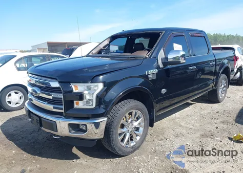 2016 Ford F-150 King Ranch z USA, uszkodzony, nr VIN 1FTEW1EF7GFD02075